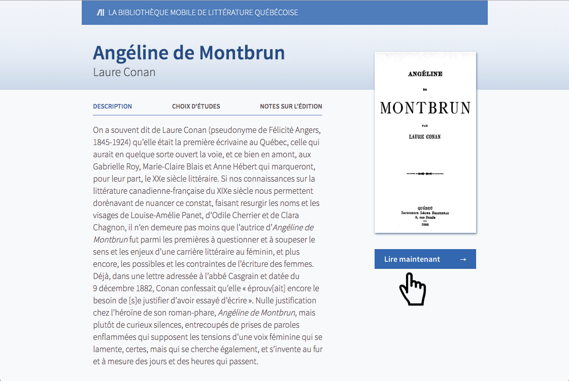 bouton pour Lire maintenant