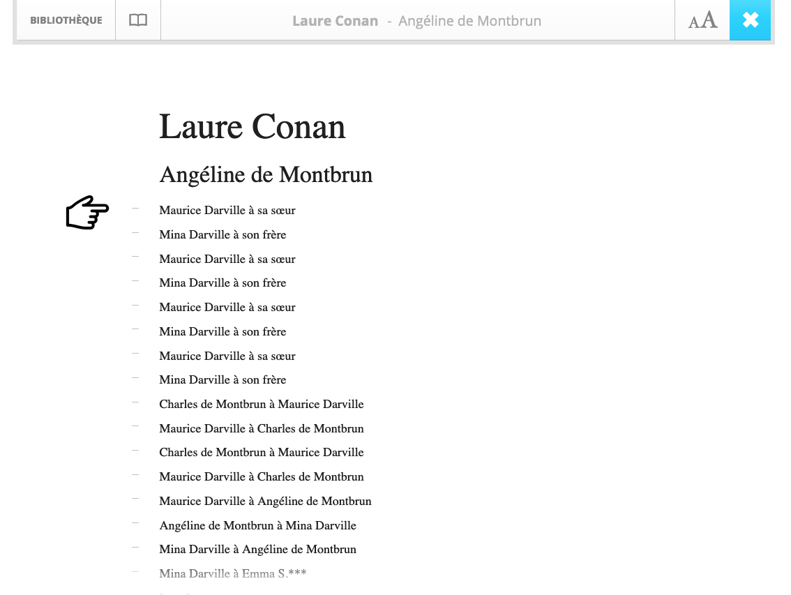 utiliser la Table des matieres